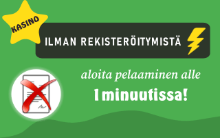 Kasino ilman rekisteröitymistä