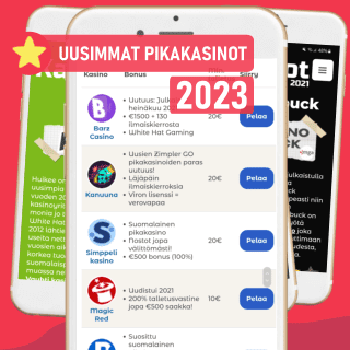 Uudet pikakasinot 2025
